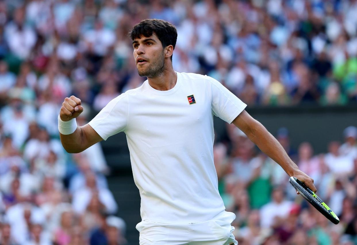 关于美网碾压温网，阿尔卡拉斯状态火热的信息